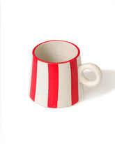 Alamkari India Ceramic Zippy Sip Stripes Coffee Mug